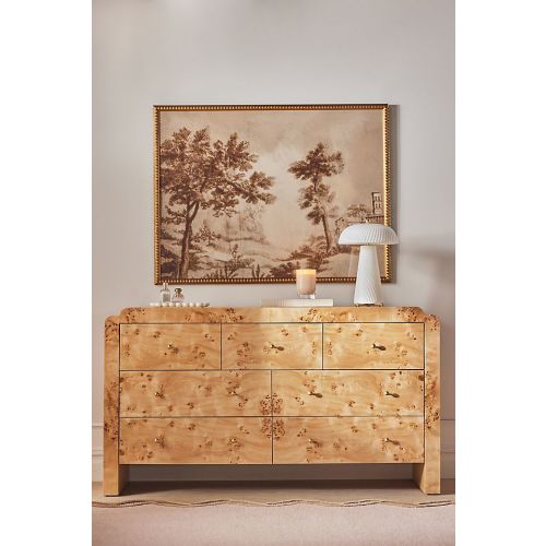 Shura Burl Seven-Drawer Dresser