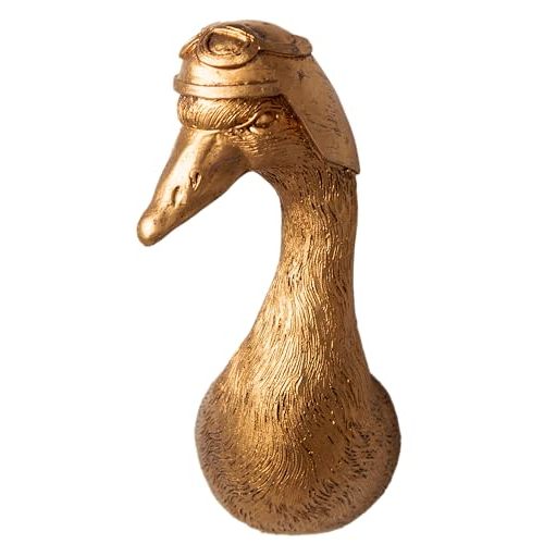 KVTTOZA Christmas Animal Head Wall Hanging Duck Ornament, 3D Wall Hanging Ornament, Decorative Resin Animal Head Wall Hanging Decoration Living Room Bedroom Kitchen Office Birthday Christmas Gift