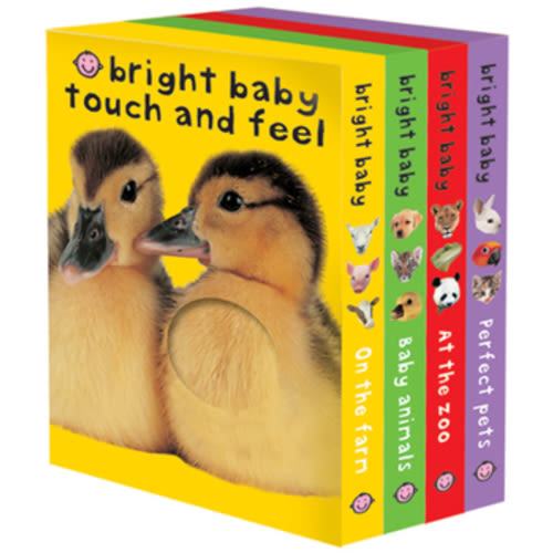 Bright Baby Touch & Feel Slipcase: On the Farm, Baby Animals, At the Zoo and Perfect Pets