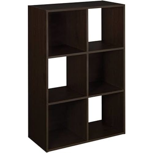 ClosetMaid 78815 Cubeicals Organizer, 6-Cube - Espresso
