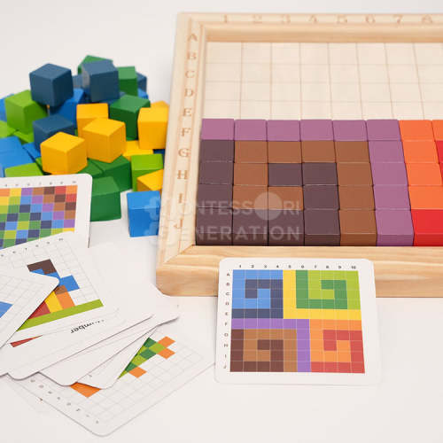 Montessori Art Builder Set - For Imagination & Logic Alike!