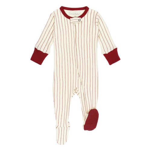 Print Fitted One-Piece Organic Cotton Footie Pajamas, 6-9M- Only a few left