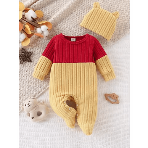 autumn winter baby romper boys girls cute cartoon theme warm - Temu