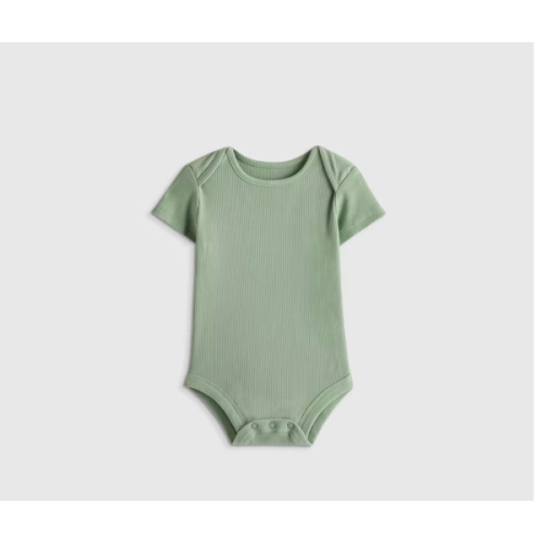 Short Sleeve Bodysuit in Sage Green
