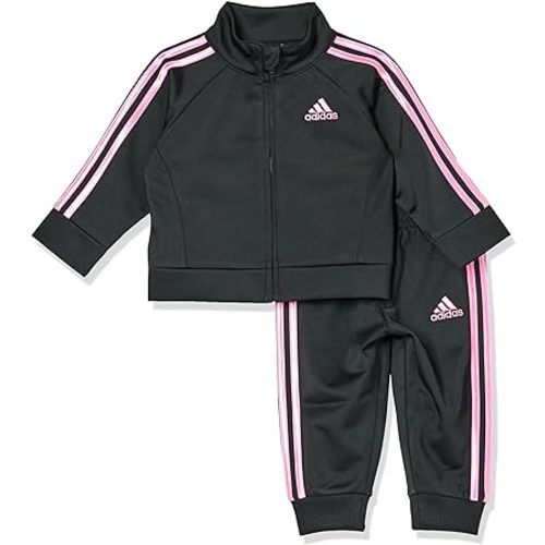 adidas Baby Girls' 2-piece Classic Tricot Track Suit Jacket & Pants