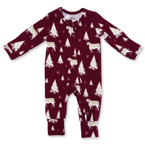 Winter Wonderland Christmas Folding Feet Jammies
