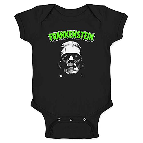 Pop Threads Frankenstein Horror Movie Monster Boris Karloff Infant Baby Boy Girl Bodysuit