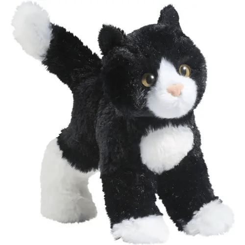 Douglas Snippy Black & White Cat Plush Stuffed Animal