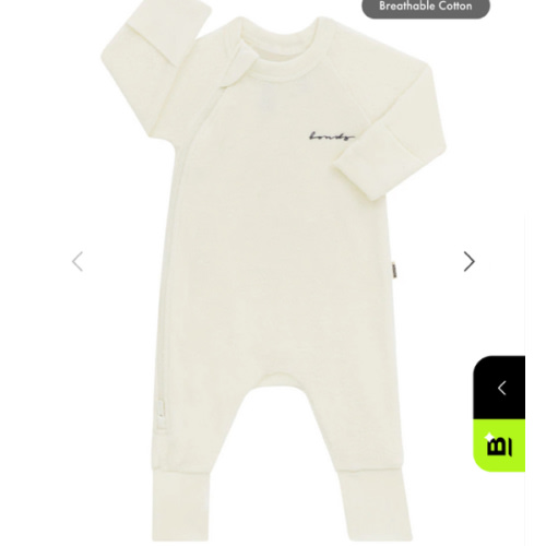 Buy Baby Wonderwarm Zippy in Marscapone Online | BONDS