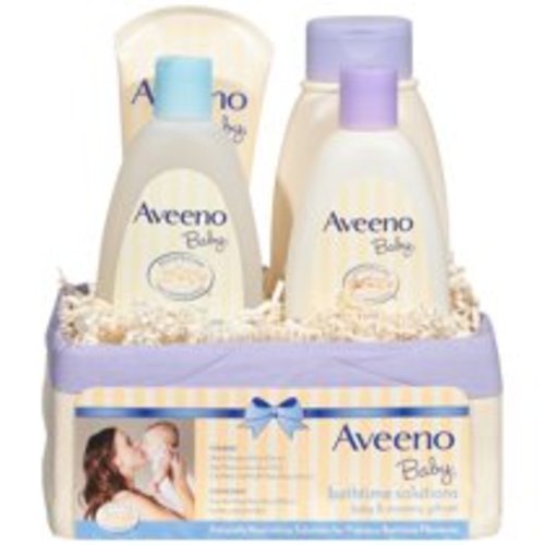 Aveeno Baby Daily Bathtime Solutions Gift Set, 4 items