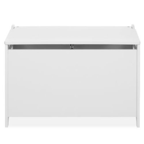 evolur Wooden Toy Chest Organizer – Spacious Toy Chest for Playrooms, Bedrooms & Nurseries, White