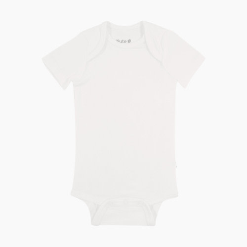 Kyte Baby Short Sleeve Bodysuit - Cloud, 0-3 M