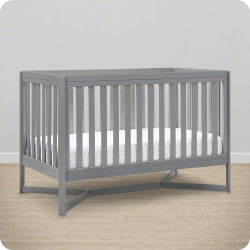 Delta Children Tribeca 4-in-1 Convertible Crib, Grey