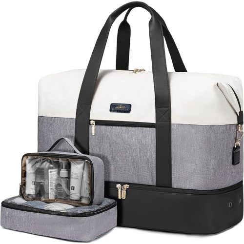 3-Piece Maternity Hospital Bag Set Spacious & Organized with 2 Dual Compartment Bags for New Moms – Pregnancy Essentials, Delivery Day, Hospital Stay