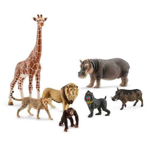 7-Piece African Animal Bundle 77418 | Schleich USA Inc.