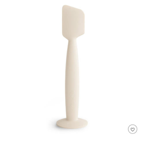 mushie Diaper Cream Applicator Soft Silicone with Suction Base (Shifting Sand)