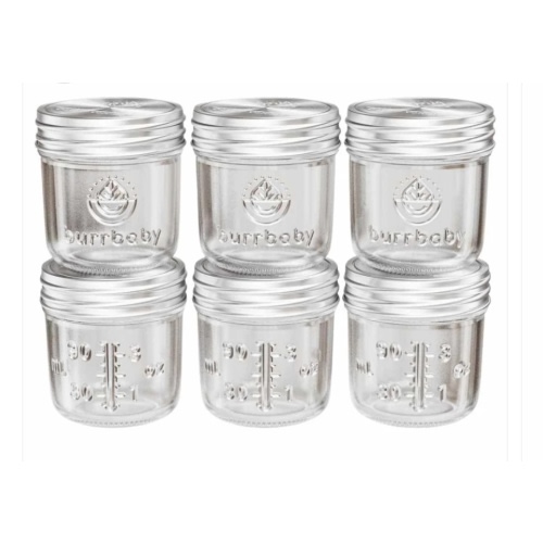 3.5oz Glass Breast Milk Storage Containers