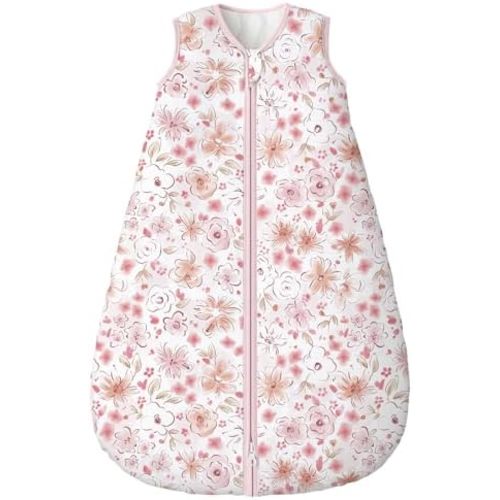 Yoofoss Baby Sleep Sack 0-6 Month 1.5TOG 100% Organic Cotton 2-Way Zipper