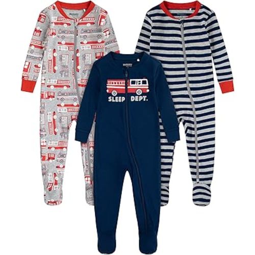 HUGGIES Baby 3-pack Footed Coverall Pajamas