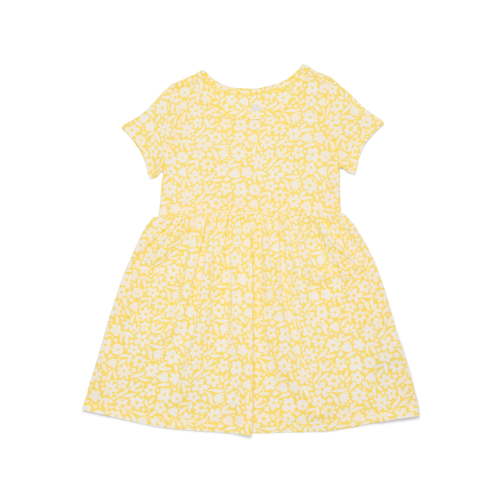 Wonder Nation Baby and Toddler Girls Play Dress with Short Sleeves, Sizes 0/3M-5T