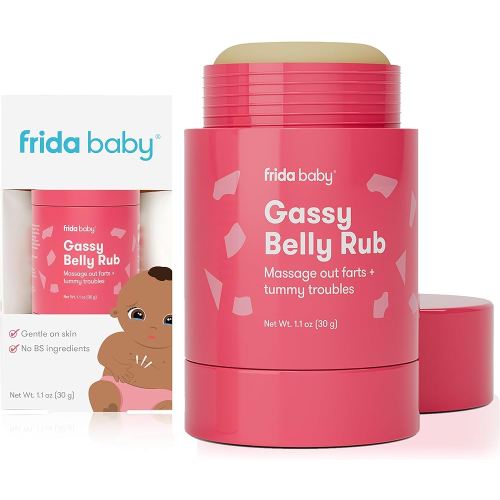 Frida Baby Gassy Belly Rub | Infant Gas Relief | Baby Gas Relief Rub for Belly Massages Made with Natural Oils