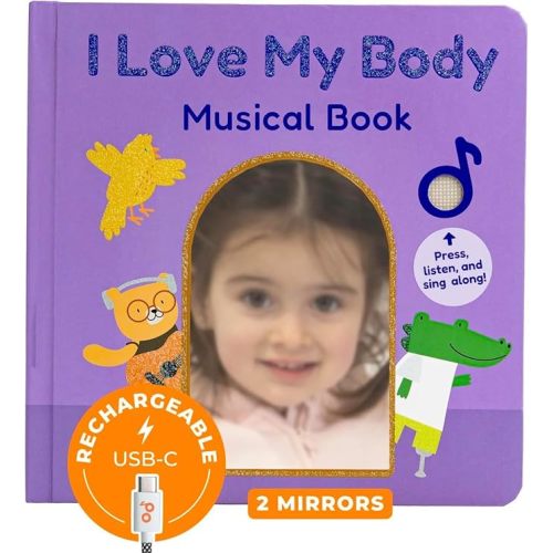 Cali’s Books Nursery Rhyme Sound Book for Toddlers – Interactive Musical Book (I Love My Body)