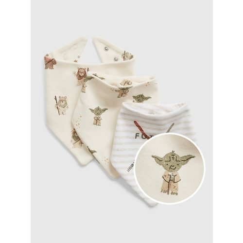 babyGap | Star Wars™ Bib (3-Pack) in stone, size: One Size