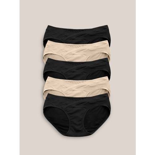 Under-the-Bump Bikini Underwear Pack | Low Rise Style - Neutrals - Kindred Bravely