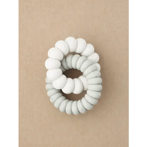 Luna Double Freezer Teether - Silver