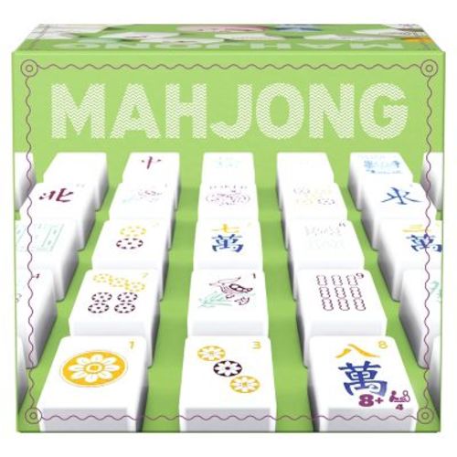 Spin Master Games Mahjong Game Set with 152 Colorful Printed Tiles