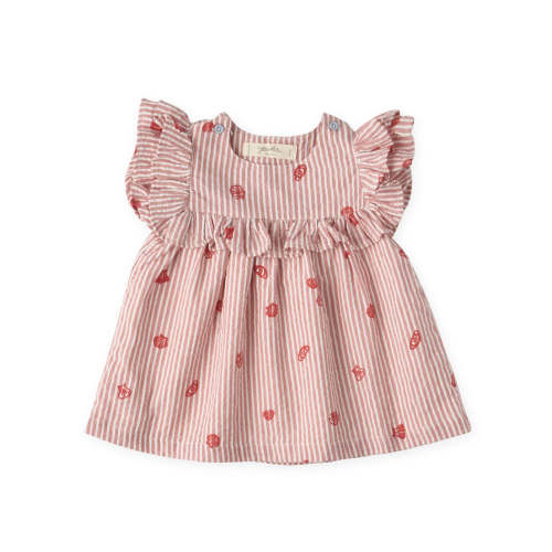 Seersucker Dress - Shell Belle