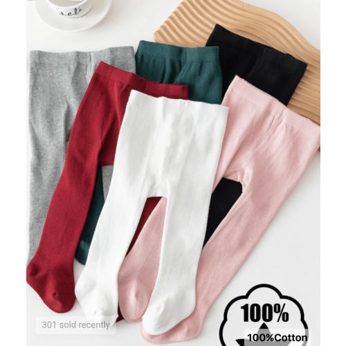 6 Pairs Baby Pure Cotton Solid Color Leggings Socks, Versatile Casual Socks For Daily Activities | SHEIN USA