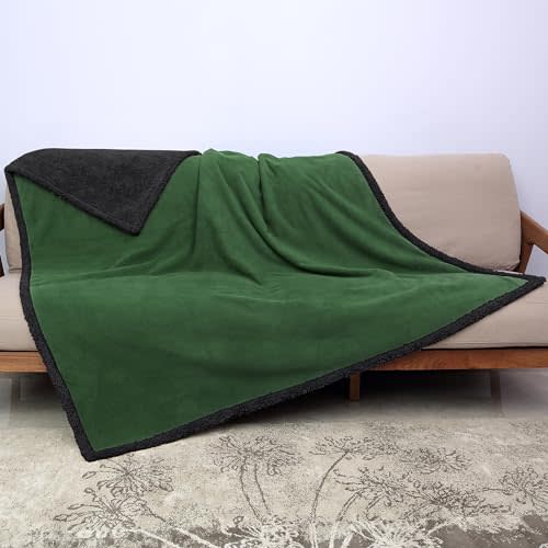 Kritter Planet Waterproof Bed Blanket for Couples, Washable Stain Proof Pad Bed Cover, Reversible Leakproof Furniture Protector, Liquid Pee Proof Blanket for Couch Sofa, 80x60 inch, Queen Size