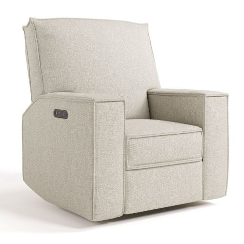 Storkcraft Texas Nursery Power Recliner Swivel Glider - Dune Basketweave