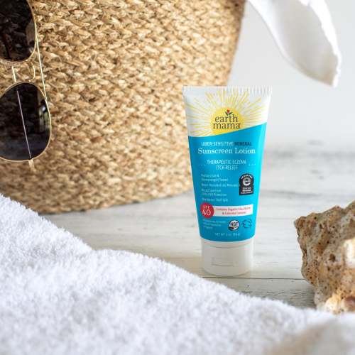 Uber-Sensitive Eczema Safe Mineral Sunscreen | Earth Mama