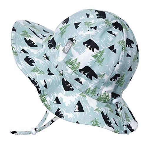 JAN & JUL Breathable Cotton Sun Hat with 50+ UPF Protection for Toddler Boys