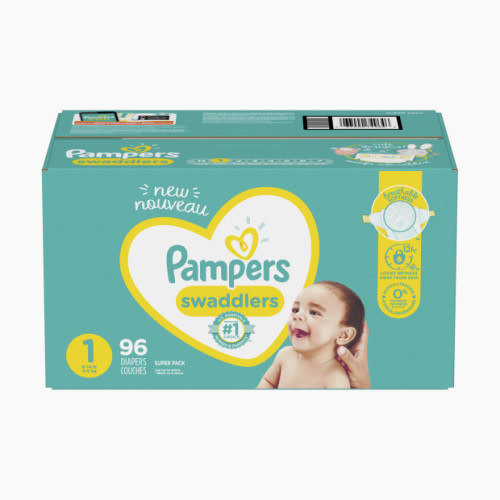 Pampers 2021 Swaddlers Disposable Diapers - Size 1, 96 Count