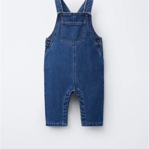 DENIM OVERALLS - Mid-blue | ZARA United States