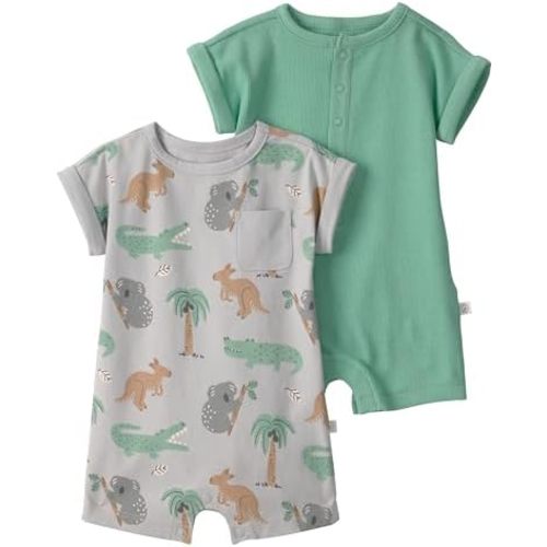 little planet by carter's unisex-baby Organic Cotton Gauze Shortall
