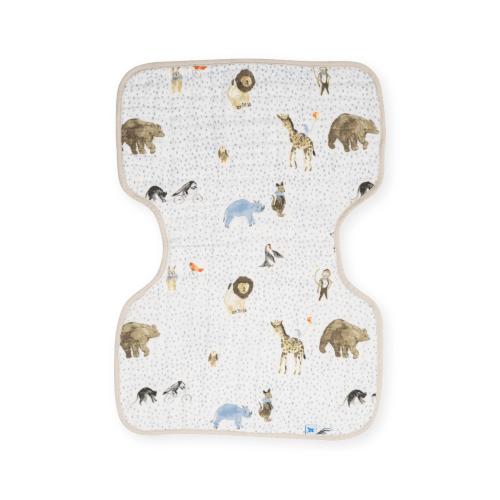 Cotton Muslin Burp Cloth - Party Animals