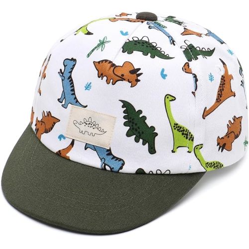 Duoyeree Toddler Baby Baseball hat Infant Baseball Cap Soft Polyester Snapback hat Boys