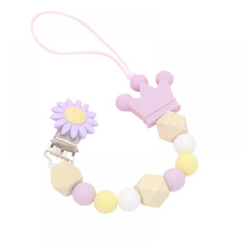 Pacifier Clip Baby Boys Girls Pacifiers Holder Strap Paci Clips Silicone Beaded Lanyard Teether Toys Soothie Binky for Baby Boys Girls Newborn