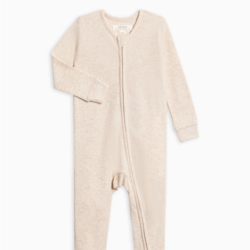 Lane Waffle Knit Zipper Sleeper