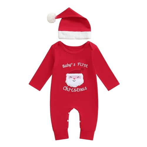 2Pcs Neutral Outfits Newborn Baby Boy Girl Pumpkin Romper Jumpsuit My 1st Halloween Clothes with Hat