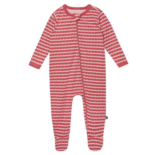 Modern Moments by Gerber Baby Neutral Viscose Valentine´s Day Sleep ´N Play Footed Pajamas, Sizes Newborn - 6/9 Months