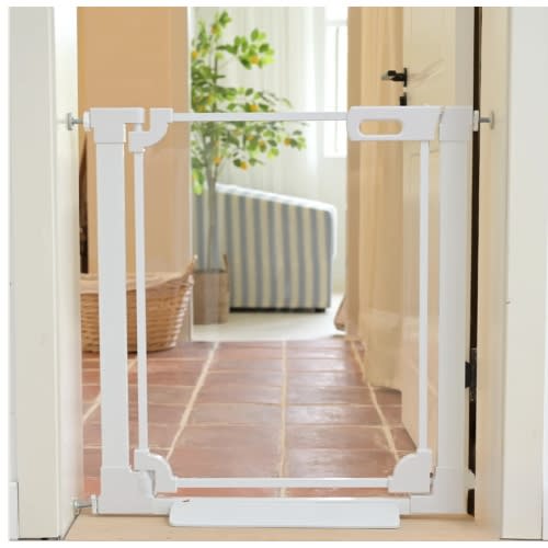 FairyBaby 30" Tall Crystal Acrylic Pressure Mounted Dog Gate