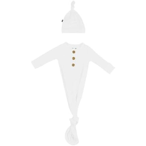 KYTE BABY Knotted Gown with Hat Set