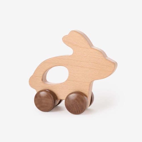 Wooden Push Toy Bunny BROWN / O/S