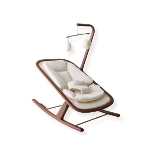 Snuggle Me Baby Bouncer and Rocker - Walnut Brown