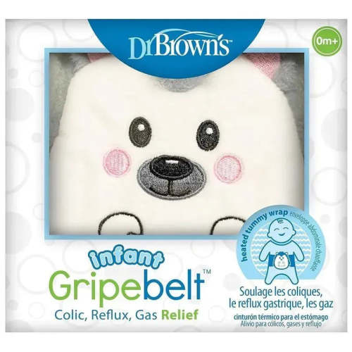 Colic Relief, Heated Tummy Wrap, Hedgehog, 0-3m